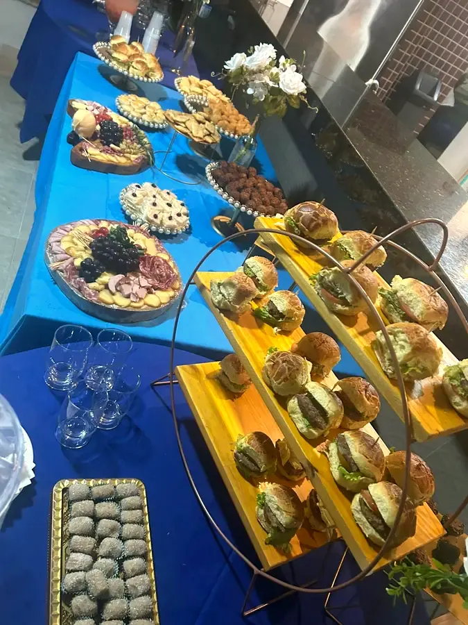 Buffet de coffee break com fartura